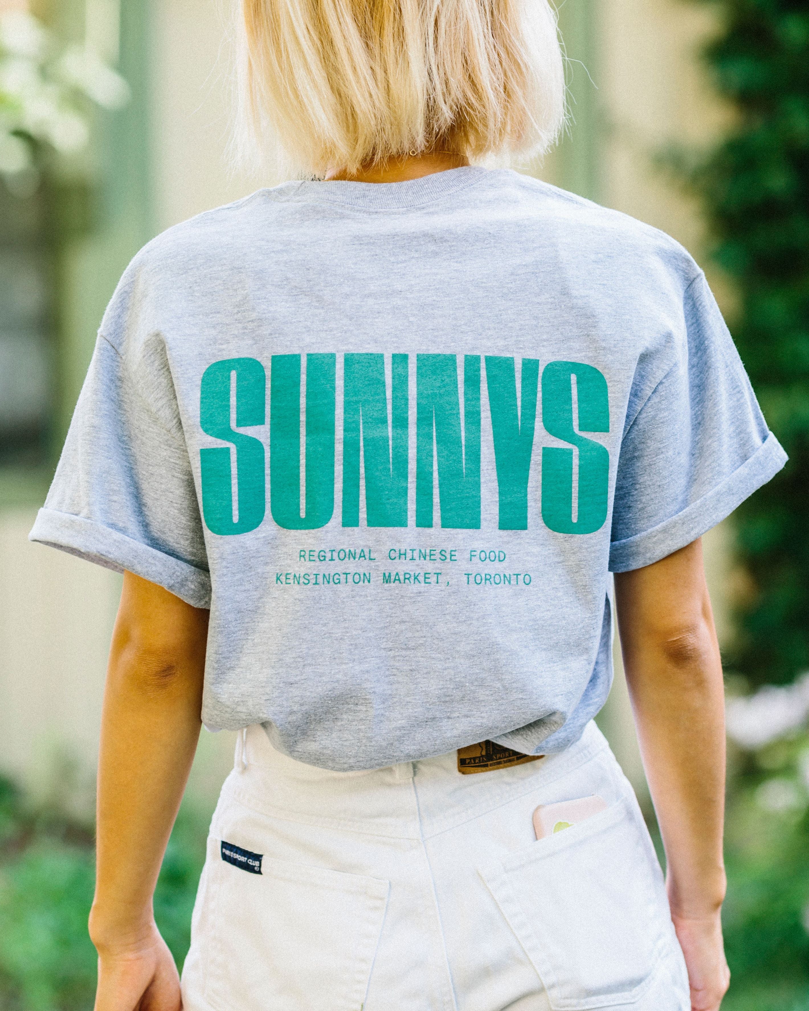 Sunnys T-Shirt (Green & Gray) • SUNNYSChinese